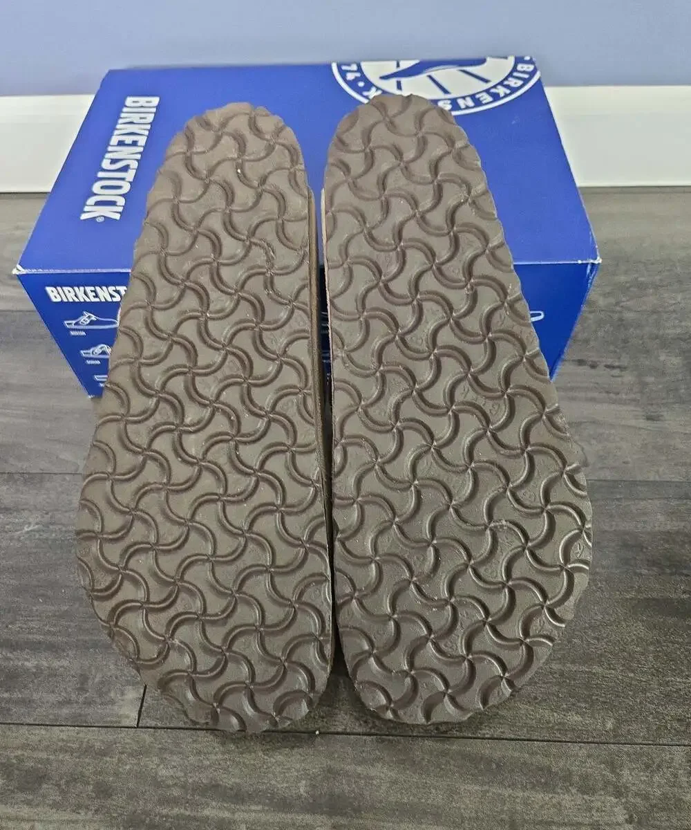 ** New BIRKENSTOCK Boston Soft Footbed Suede Leather Clogs Taupe 43